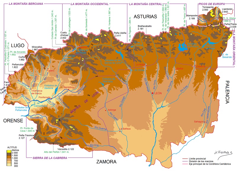 macizos-montañosos-león-montes